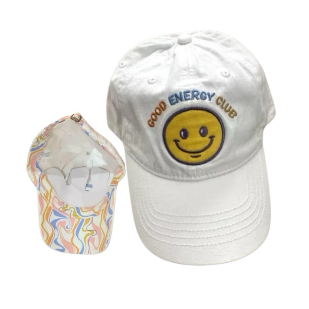 “Good Energy Club” Happy Face Baseball Hat - Picture 10 of 11